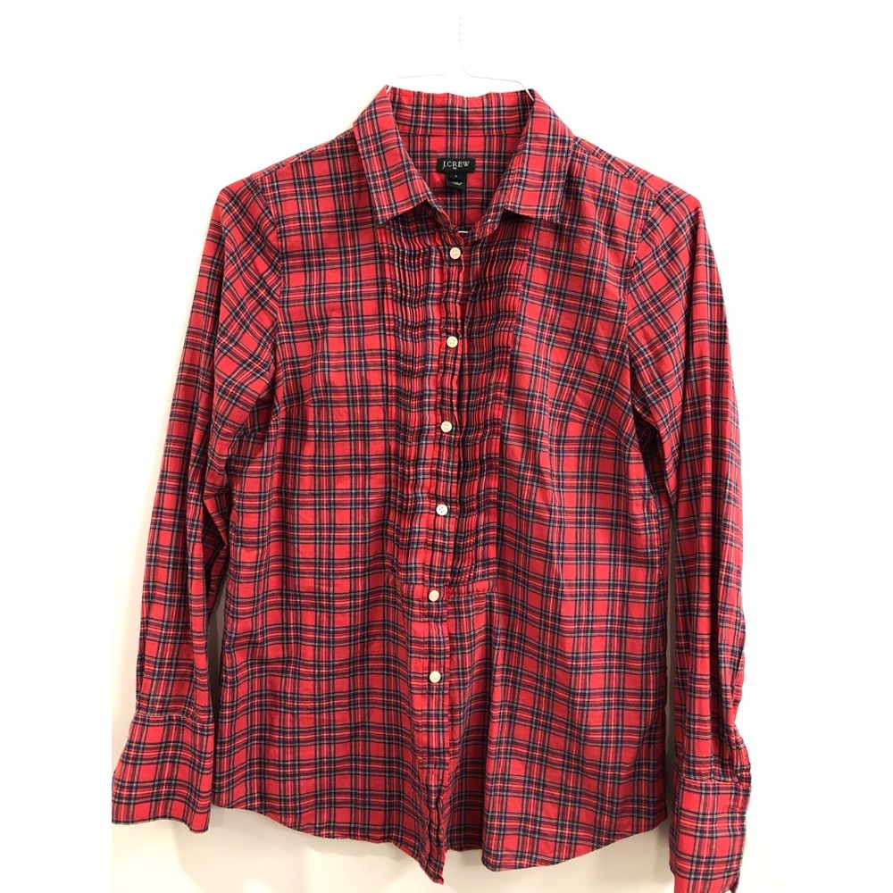 J Crew Plaid button down, size small
